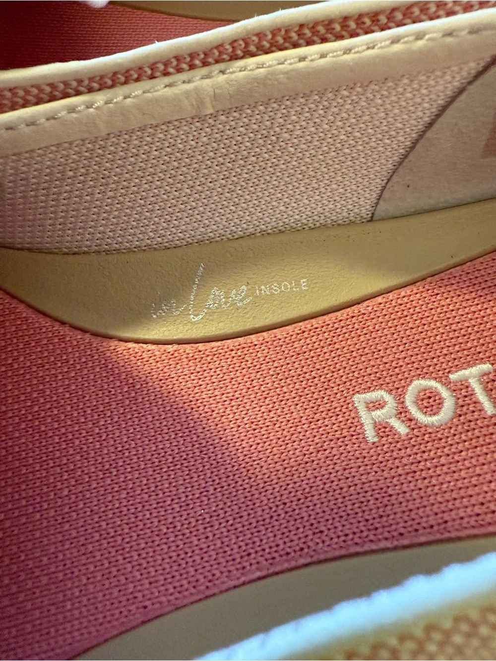 Rothy’s Pink Textured Loafers with Gold Horsebit. The Point. New without tags. 8